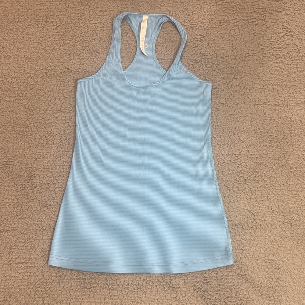 Lululemon Athletica Sky Blue Racerback Tank Top